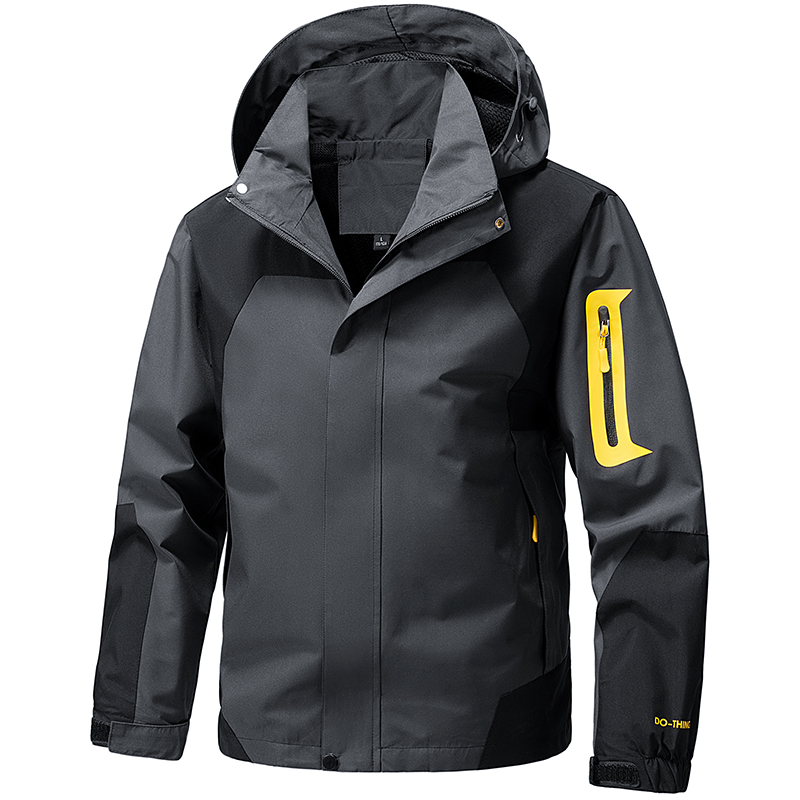 Outdoor Sport Windbreaker - 소프트쉘 아웃도어 자켓 남성용 지퍼업 후드