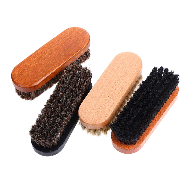 1개입 신발 관리용 말털 브러시, 나무 손잡이, 가죽  - Brushing Boot Horse 리뷰 및 가격
