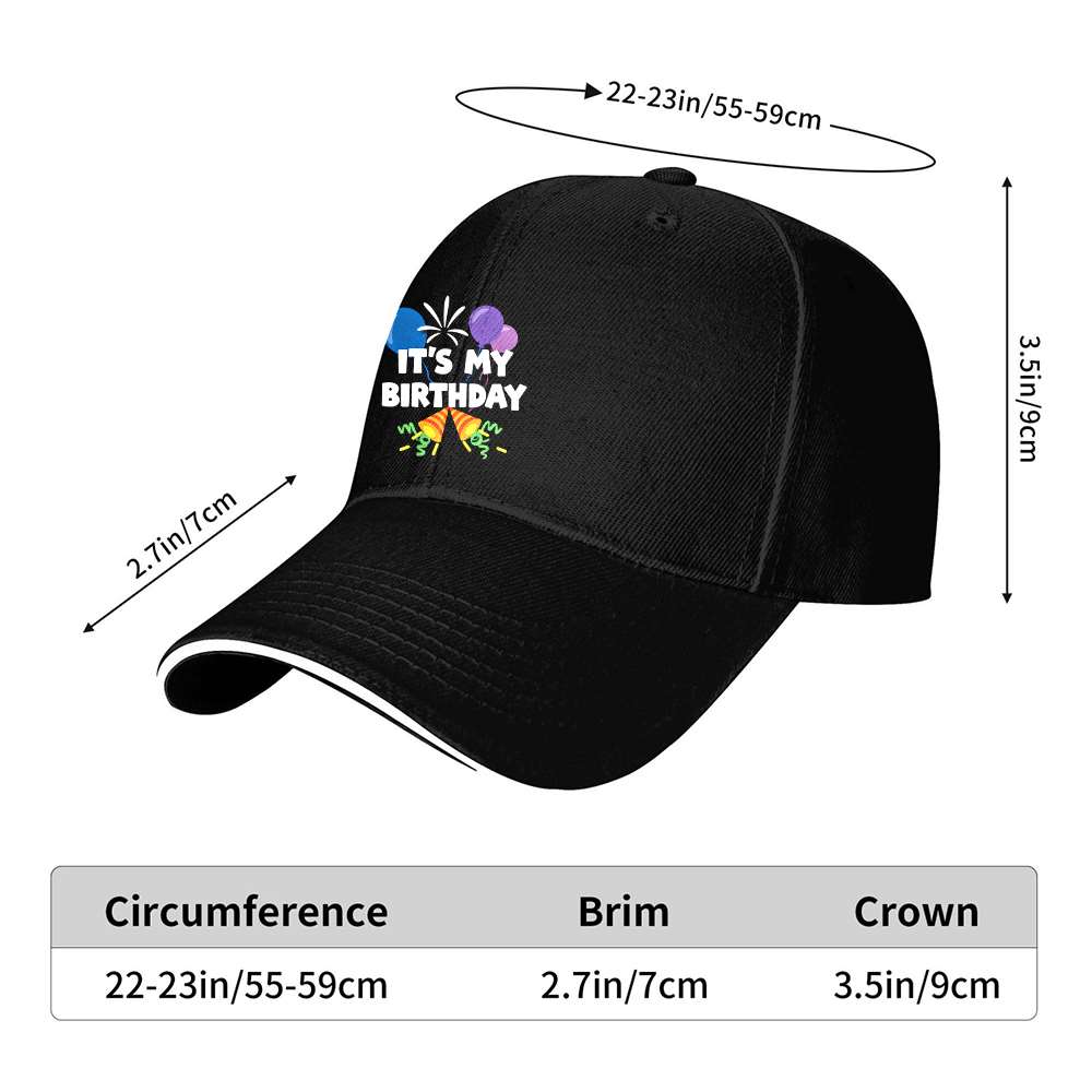 생일 축하 야구 모자 축제 풍선 그래픽 프린트 캐주얼  - Outdoor Sport Festival 리뷰 및 가격