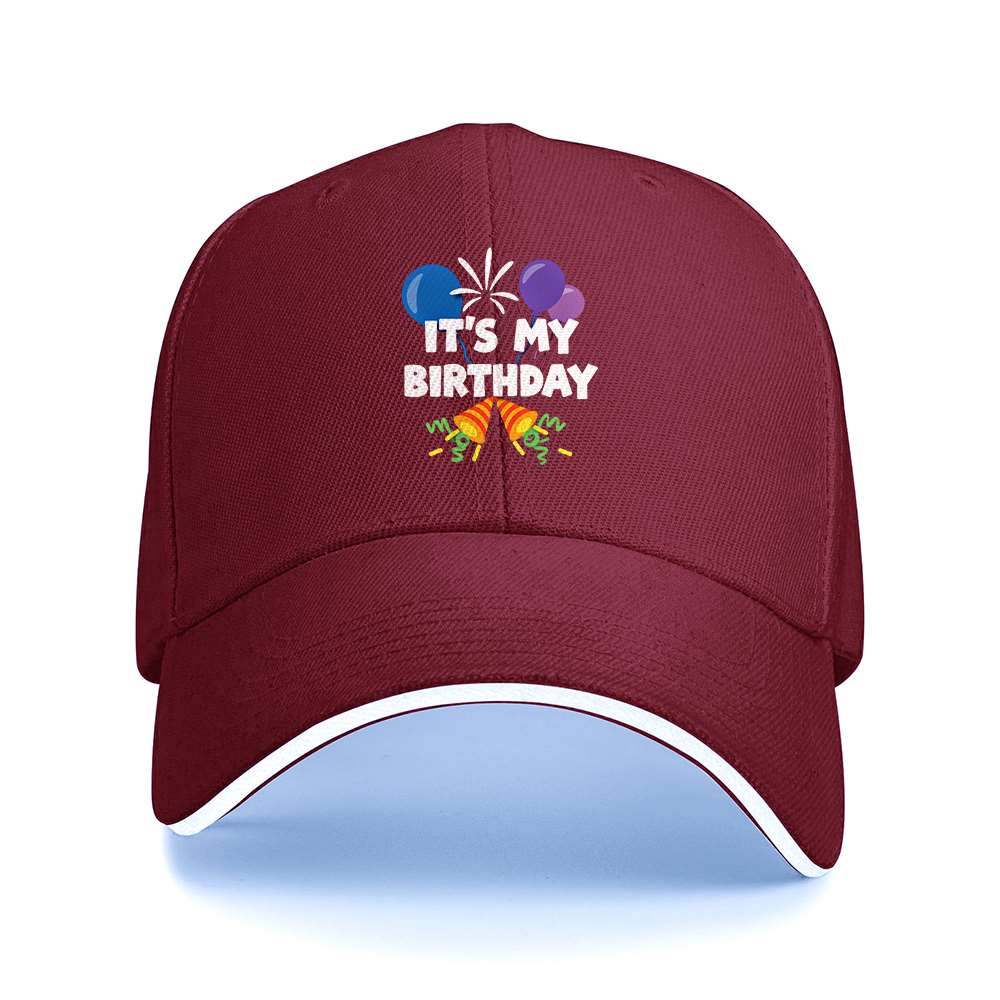 생일 축하 야구 모자 축제 풍선 그래픽 프린트 캐주얼  - Outdoor Sport Festival 리뷰 및 가격