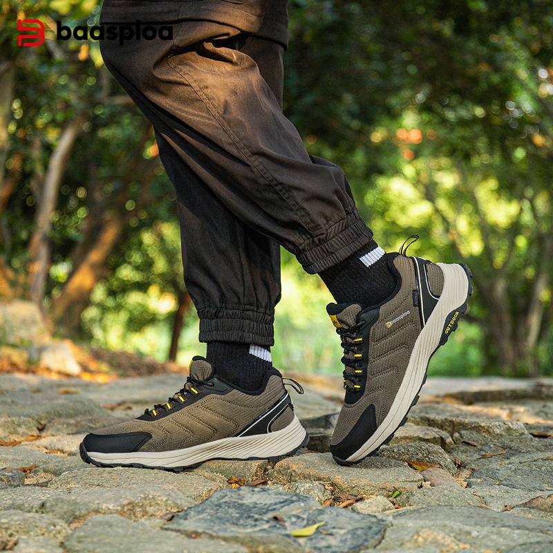 Baasploa 남성 하이킹 신발 브랜드 고품질 남성  - Climbing Shoe Beginner 리뷰 및 가격