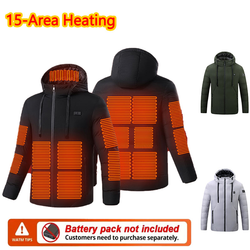 15구역 발열 겨울 후드 재킷 남성용 따뜻한 발열 재킷 - Outdoor Sport Area 리뷰 및 가격