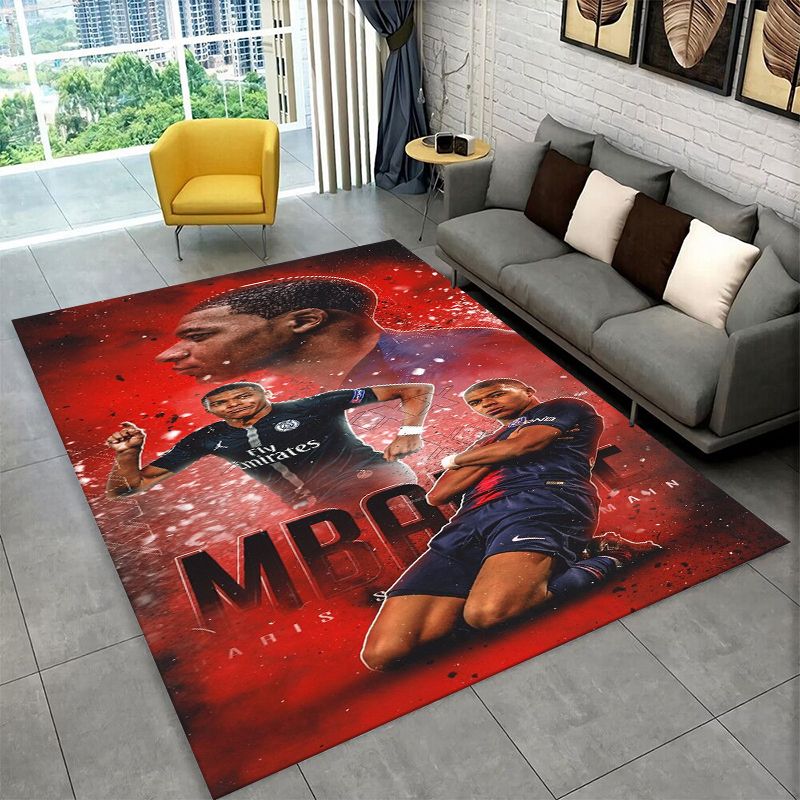 축구 M-Mbappe 스포츠 스타 논슬립 러그(거실,  - Outdoor Sport Area 리뷰 및 가격