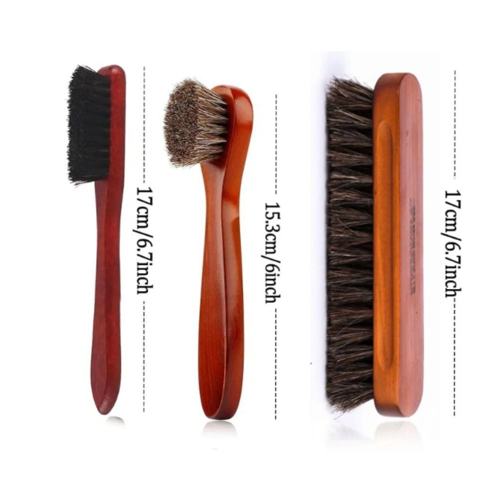 3PCS 말털 구두 브러쉬 세트 가죽 부츠 스웨이드 신 - Brushing Boot Horse 리뷰 및 가격