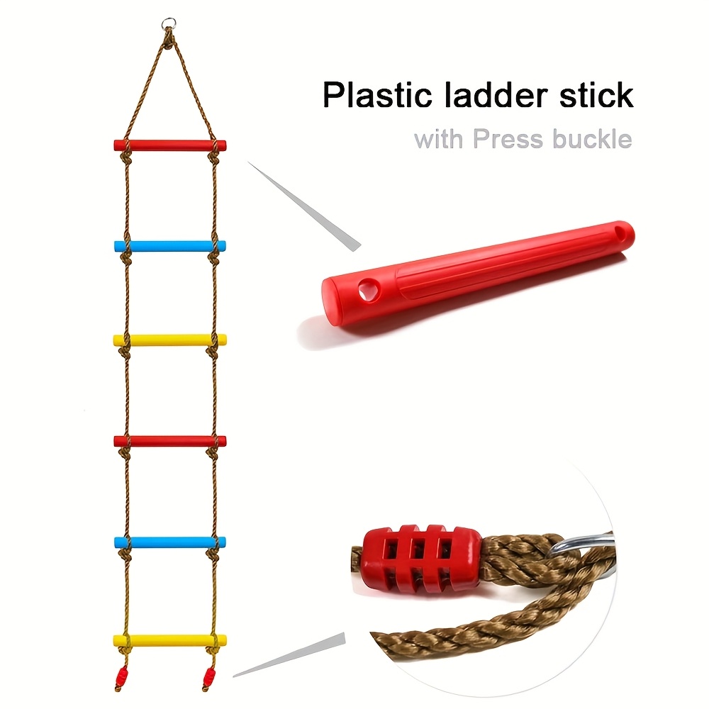 1pc 다채로운 어린이 등반 사다리 스윙 내구성 PE  - Outdoor Sport Climbing Gear 리뷰 및 가격