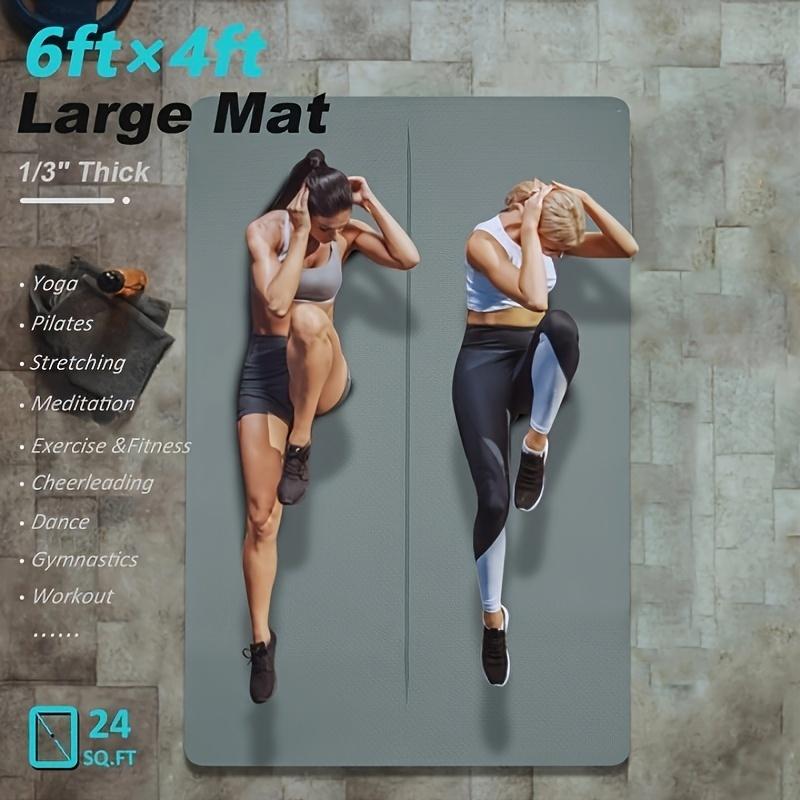 특대형 요가 매트 6x4피트(183x122cm) 8mm - Outdoor Sport Jas 리뷰 및 가격
